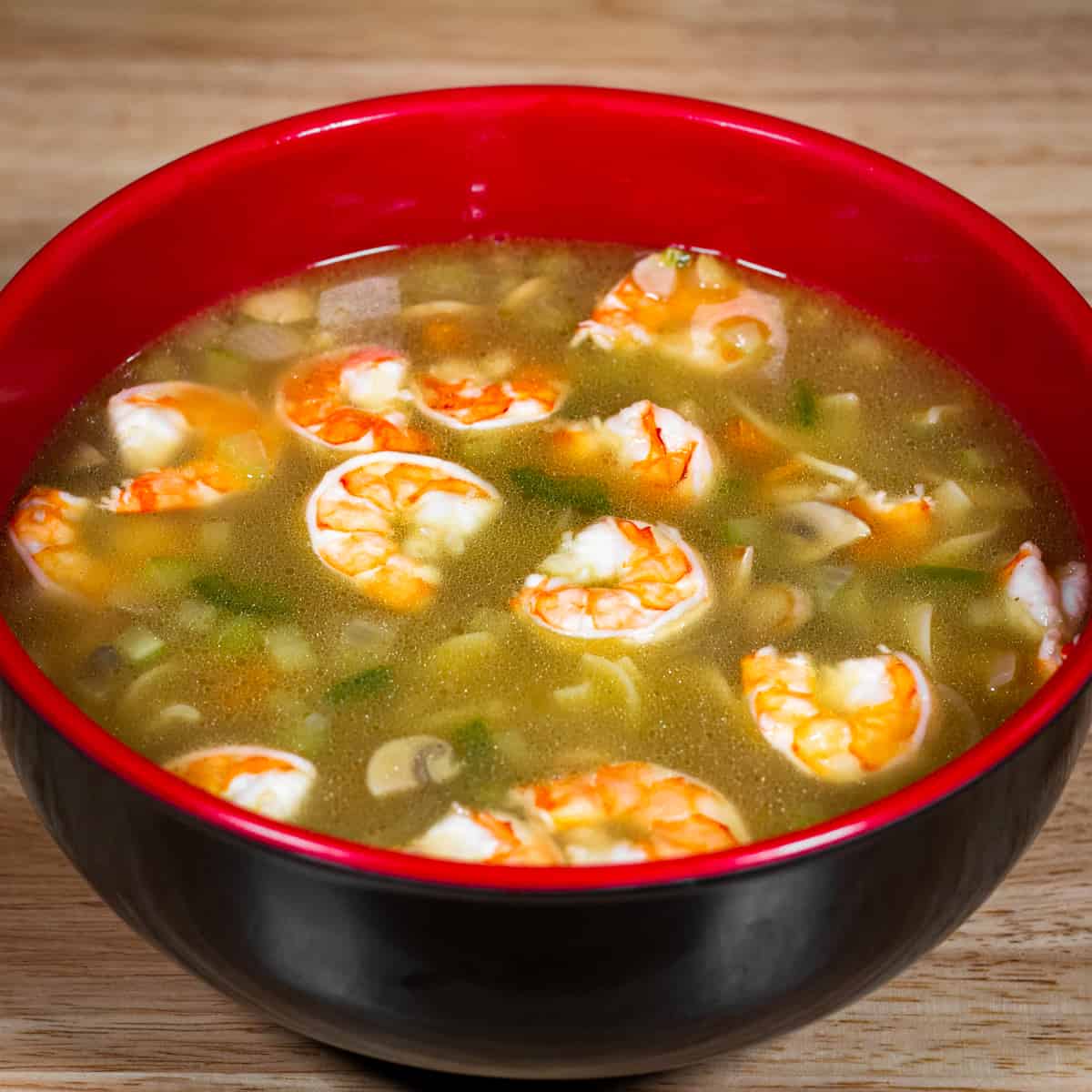 Shrimp Chicken Noodle Soup - SGWAK