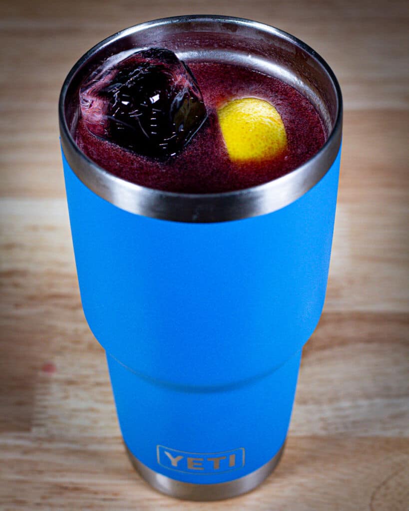 Blueberry Lemon Gin and Tonic - SGWAK